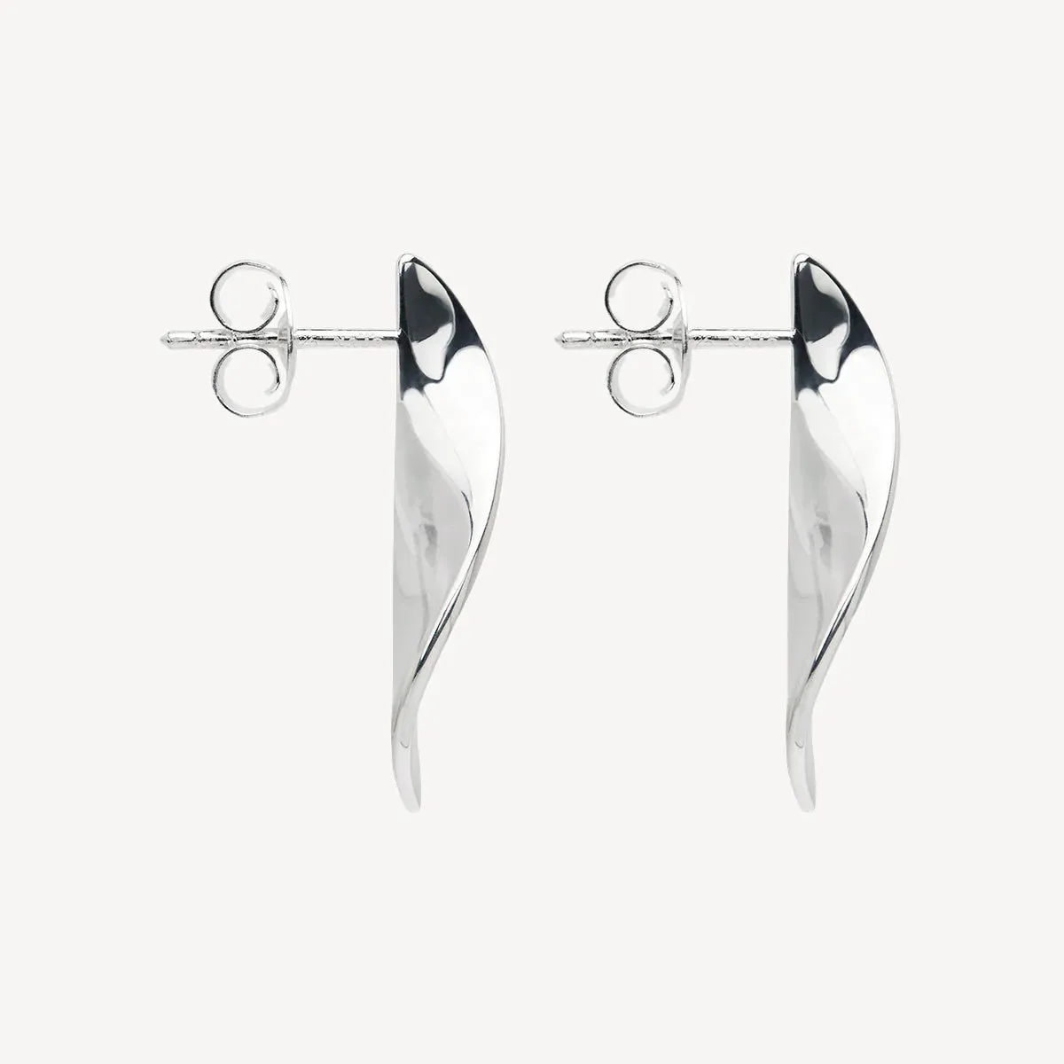 Ocean Trail Silver Earrings