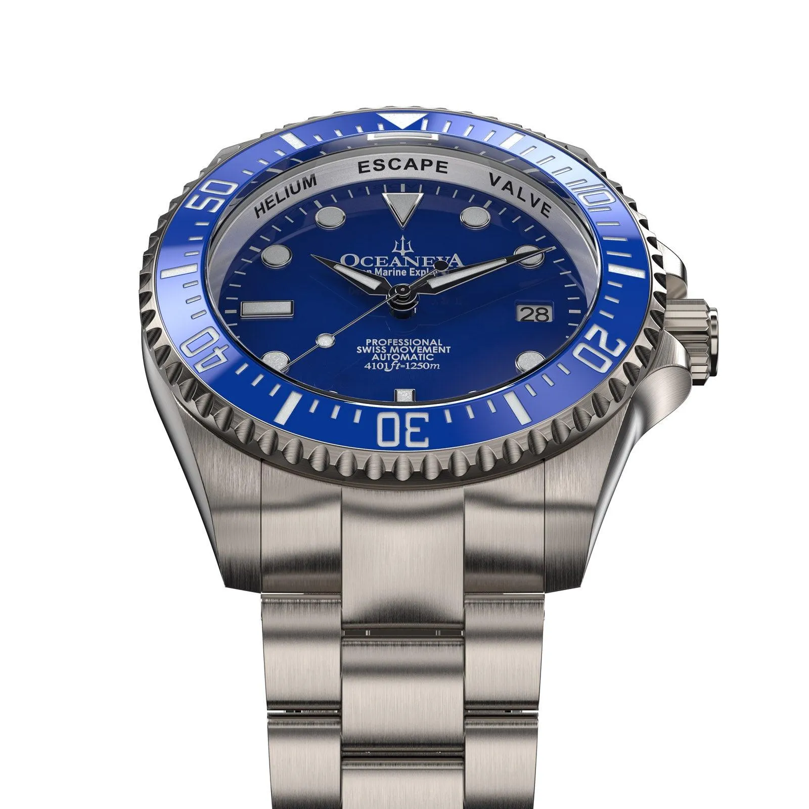 Oceaneva Titanium Deep Marine Explorer II Automatic 1250M All Blue Limited Edition