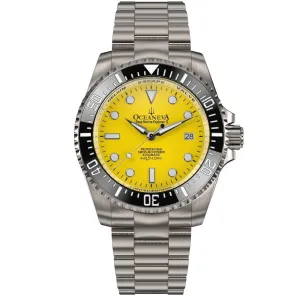 Oceaneva Titanium Deep Marine Explorer II Automatic 1250M Yellow Limited Edition