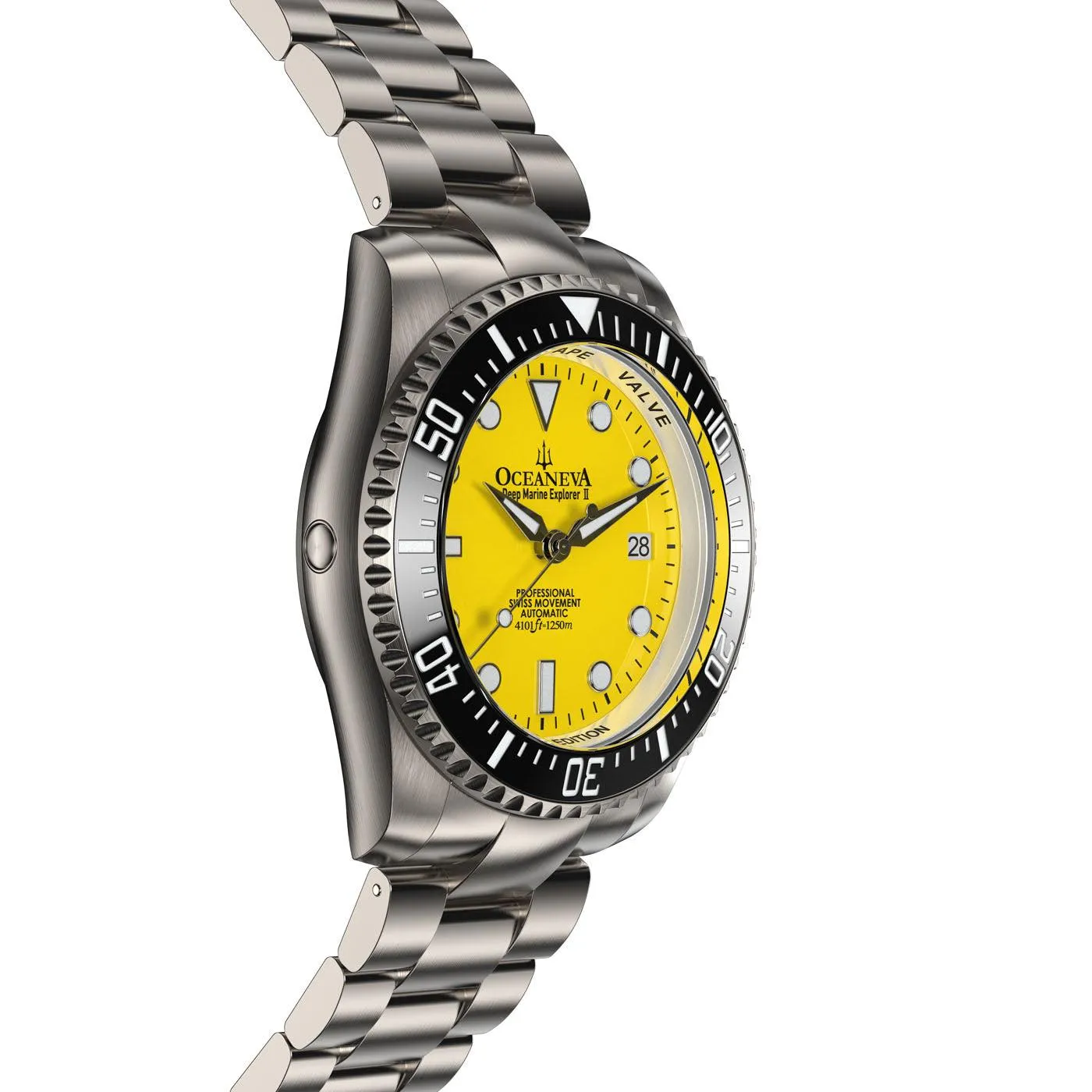 Oceaneva Titanium Deep Marine Explorer II Automatic 1250M Yellow Limited Edition