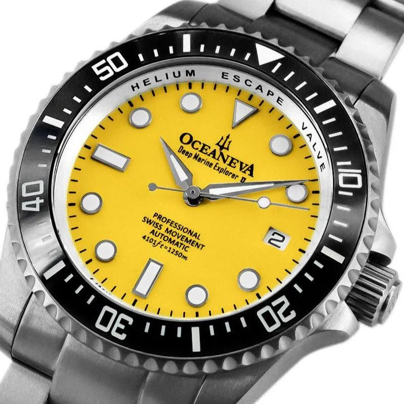 Oceaneva Titanium Deep Marine Explorer II Automatic 1250M Yellow Limited Edition