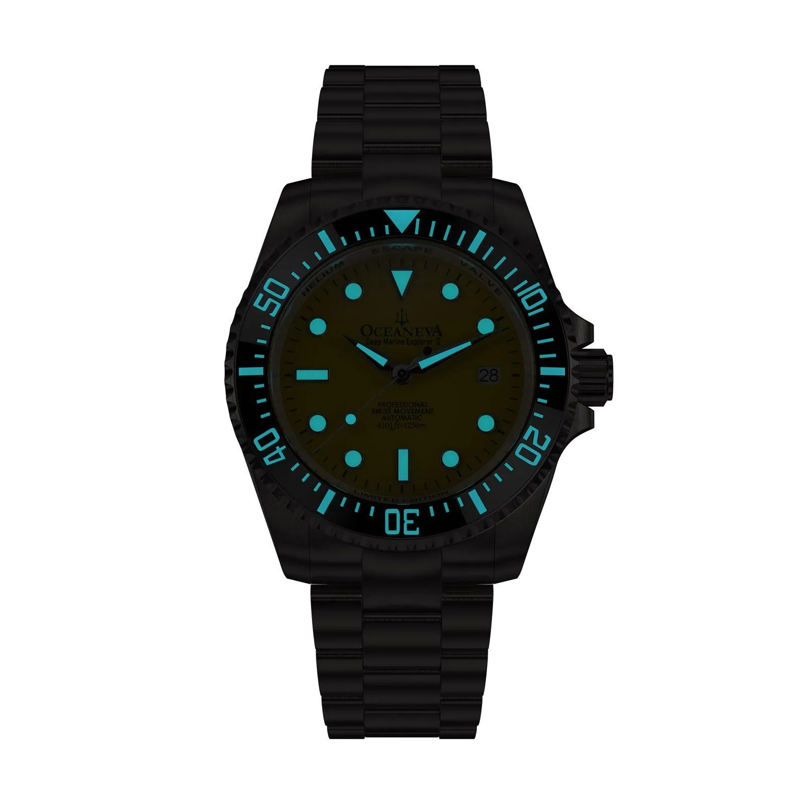 Oceaneva Titanium Deep Marine Explorer II Automatic 1250M Yellow Limited Edition