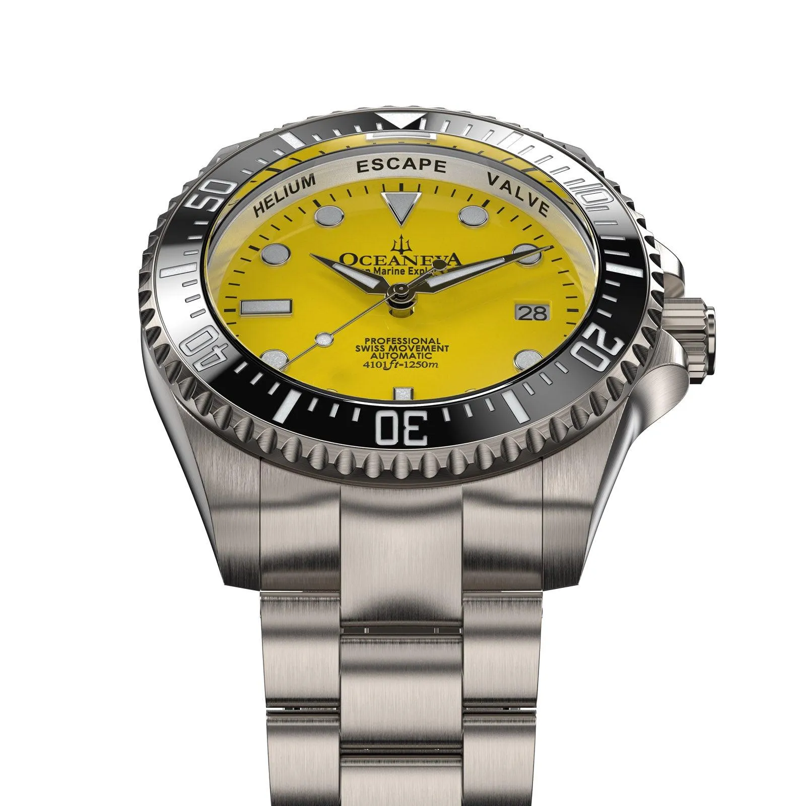 Oceaneva Titanium Deep Marine Explorer II Automatic 1250M Yellow Limited Edition