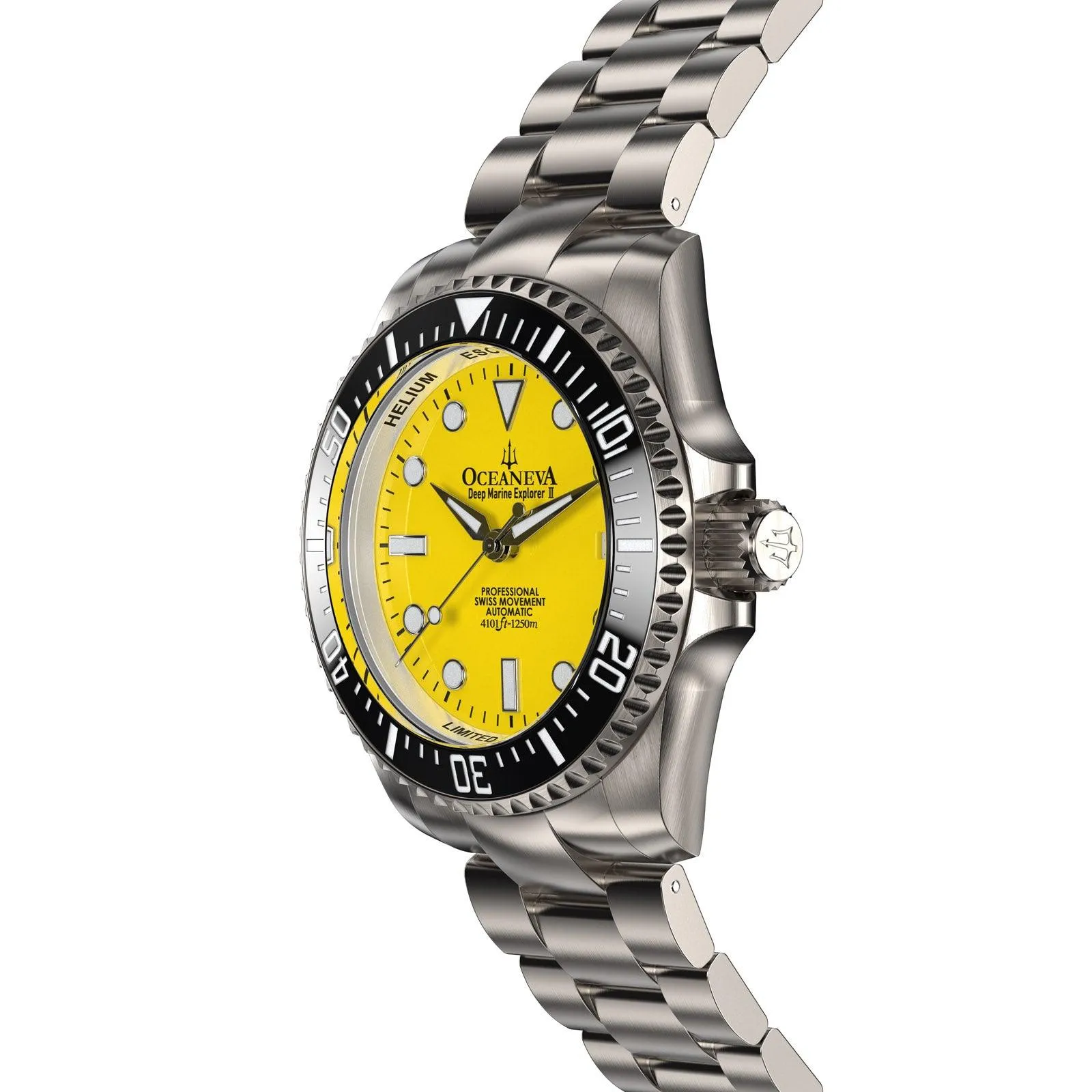 Oceaneva Titanium Deep Marine Explorer II Automatic 1250M Yellow Limited Edition