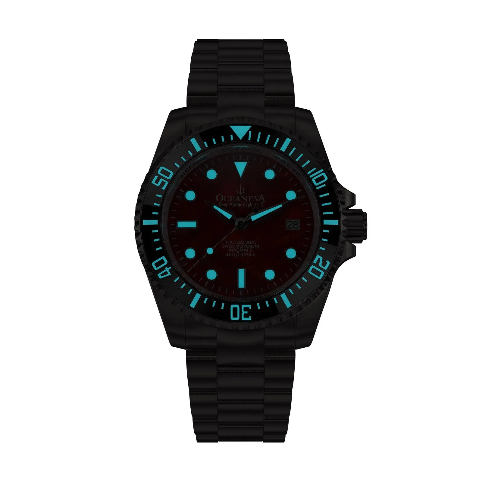 Oceaneva Titanium Deep Marine Explorer II Automatic Red Limited Edition