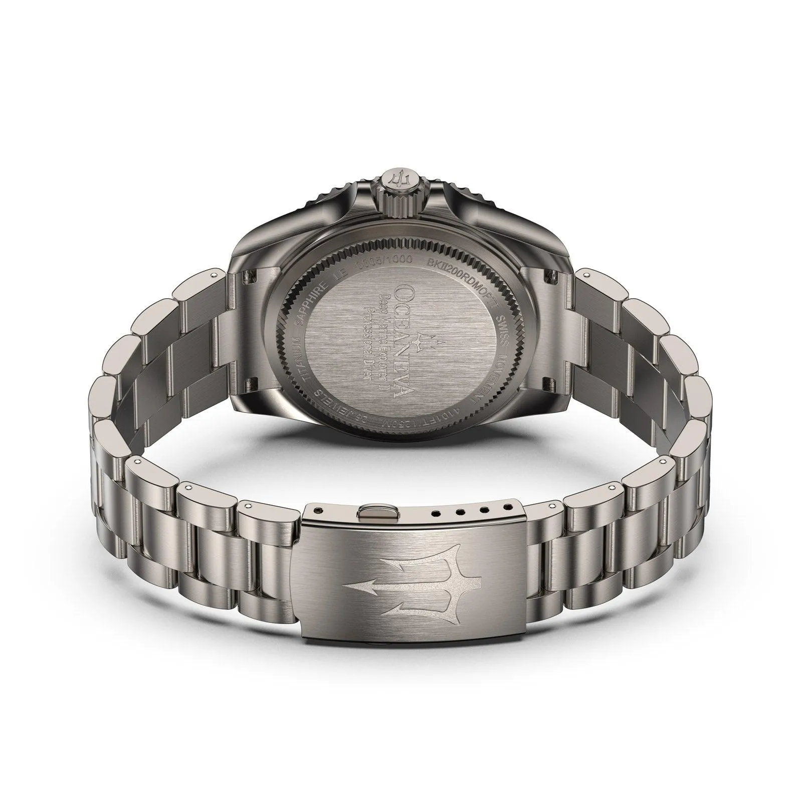 Oceaneva Titanium Deep Marine Explorer II Automatic Red Limited Edition
