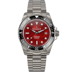 Oceaneva Titanium Deep Marine Explorer II Automatic Red Limited Edition