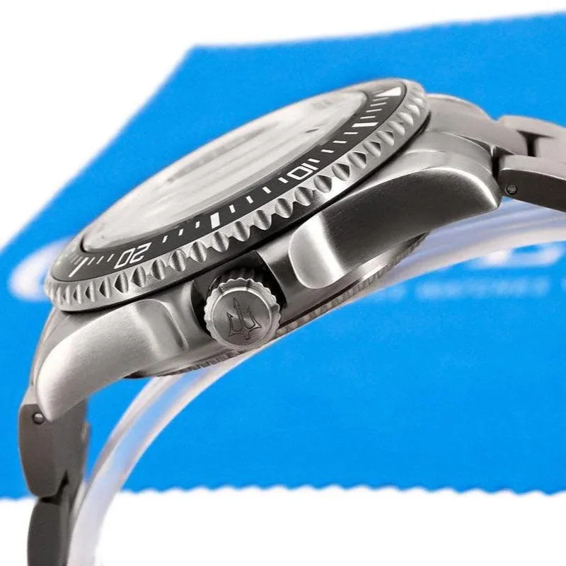 Oceaneva Titanium Deep Marine Explorer II Pro Diver Light Gray Limited Edition