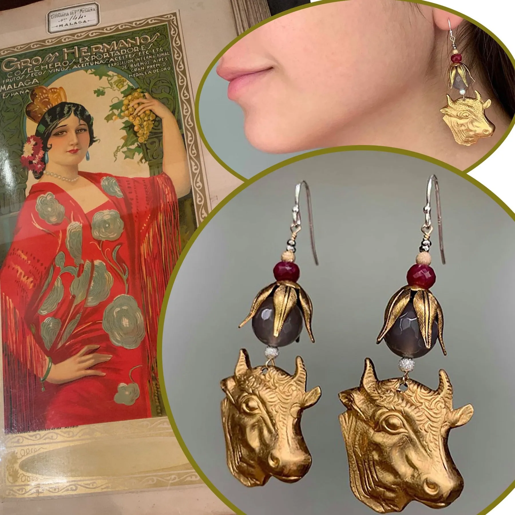 OLÉ Ruby earrings