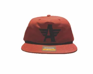 Orange "A" Rope Hat