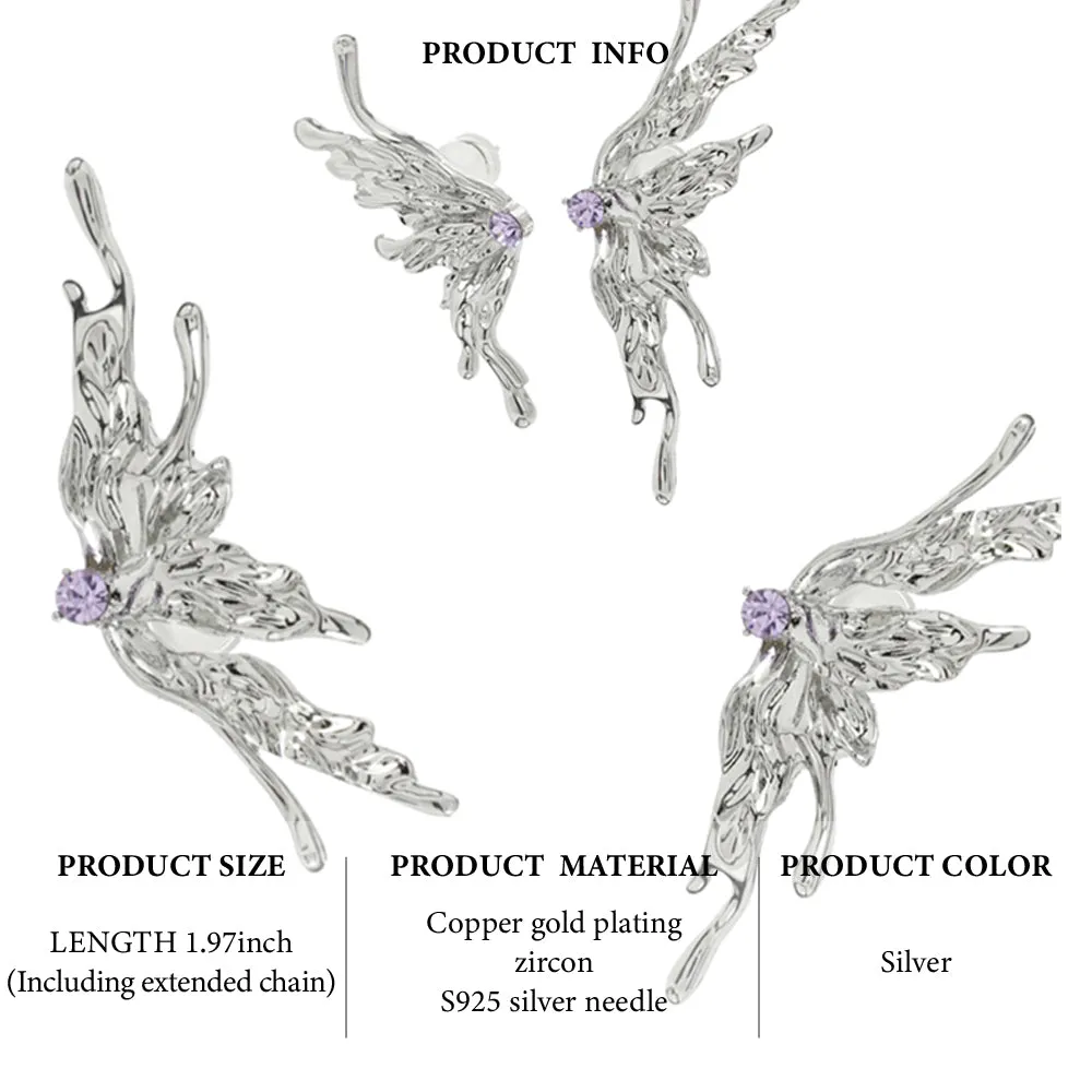 Original Biochemical Butterfly Earrings