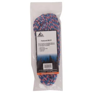 Paracord 50 Foot - Red, White & Blue