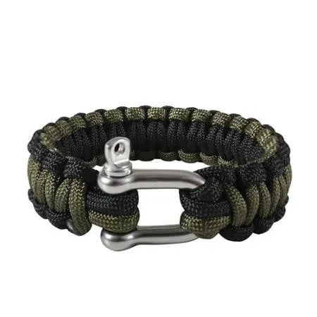 PARACORD BRACELET WITH D-SHACKLE