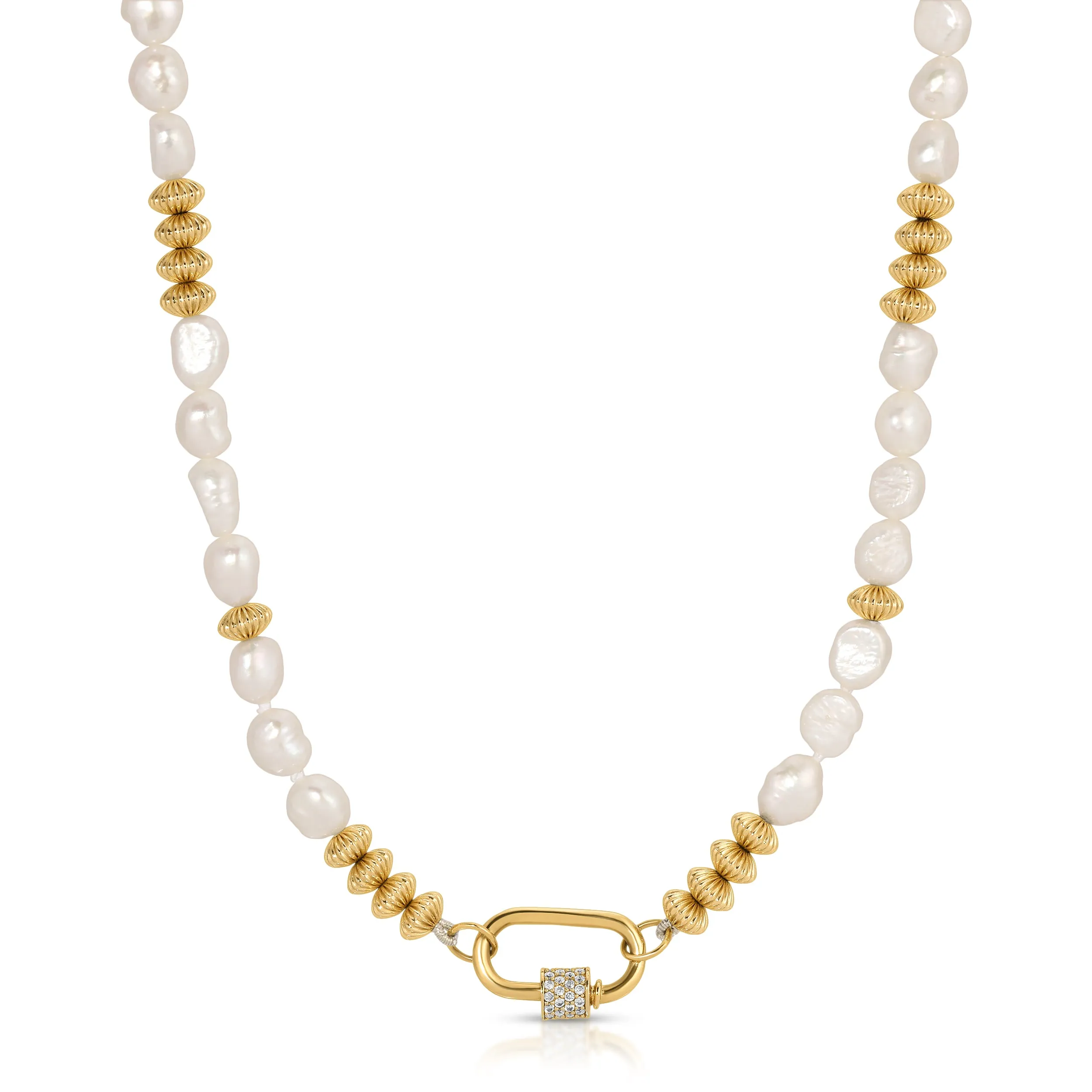 Pearl Lock Necklace