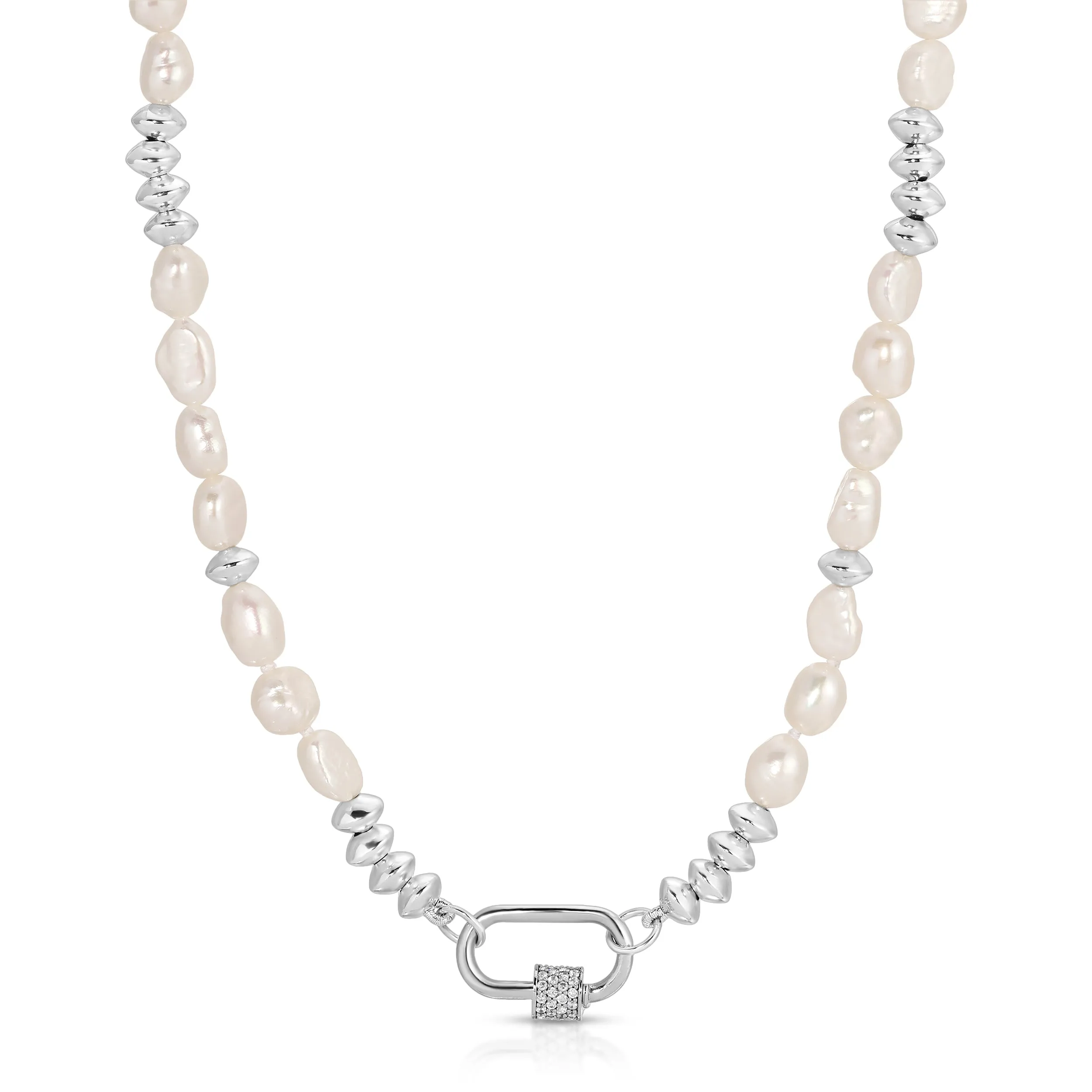 Pearl Lock Necklace