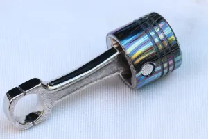 Piston - Black titanium, zirconium Black / ZrTi brushed ziconium timascus, black titanium, mens rings weddingrings, black zrti