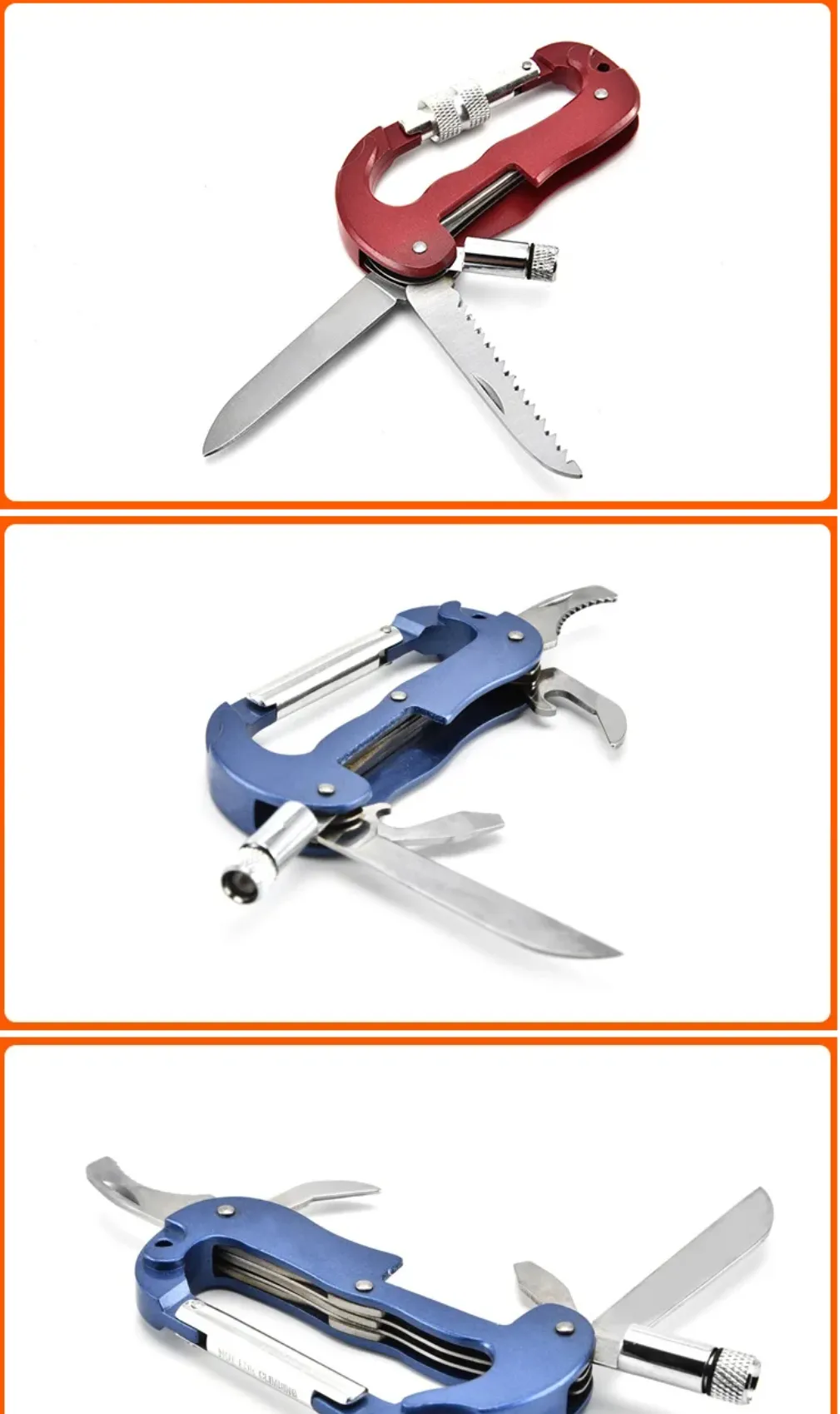 PrepPro Carabiner Multi-Tool – Rugged Utility in Your Pocket