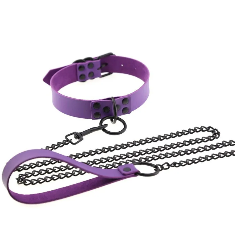 "DARK TRACTION ROPE COLLAR" CHOKER Y040602
