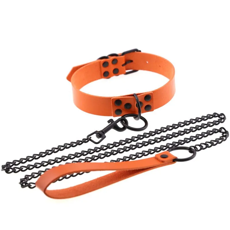 "DARK TRACTION ROPE COLLAR" CHOKER Y040602