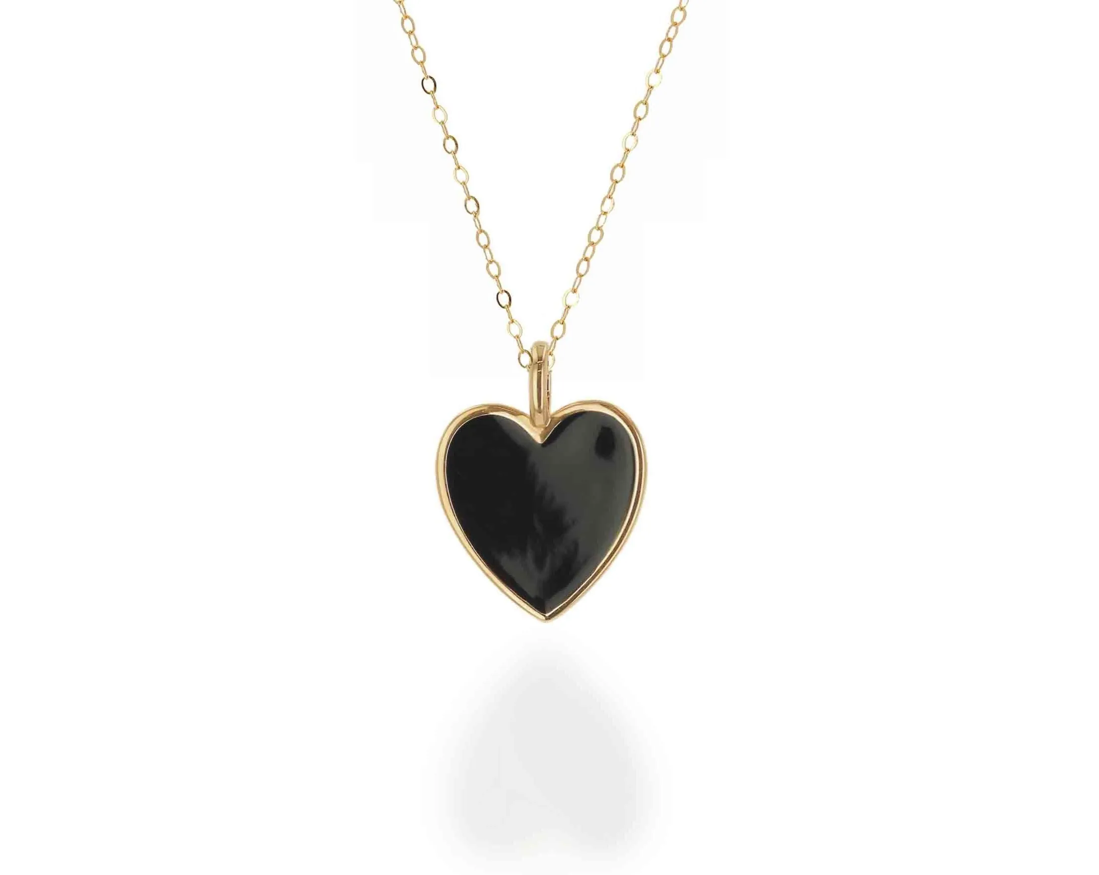 Rachel Reid Large Enamel Heart Charms