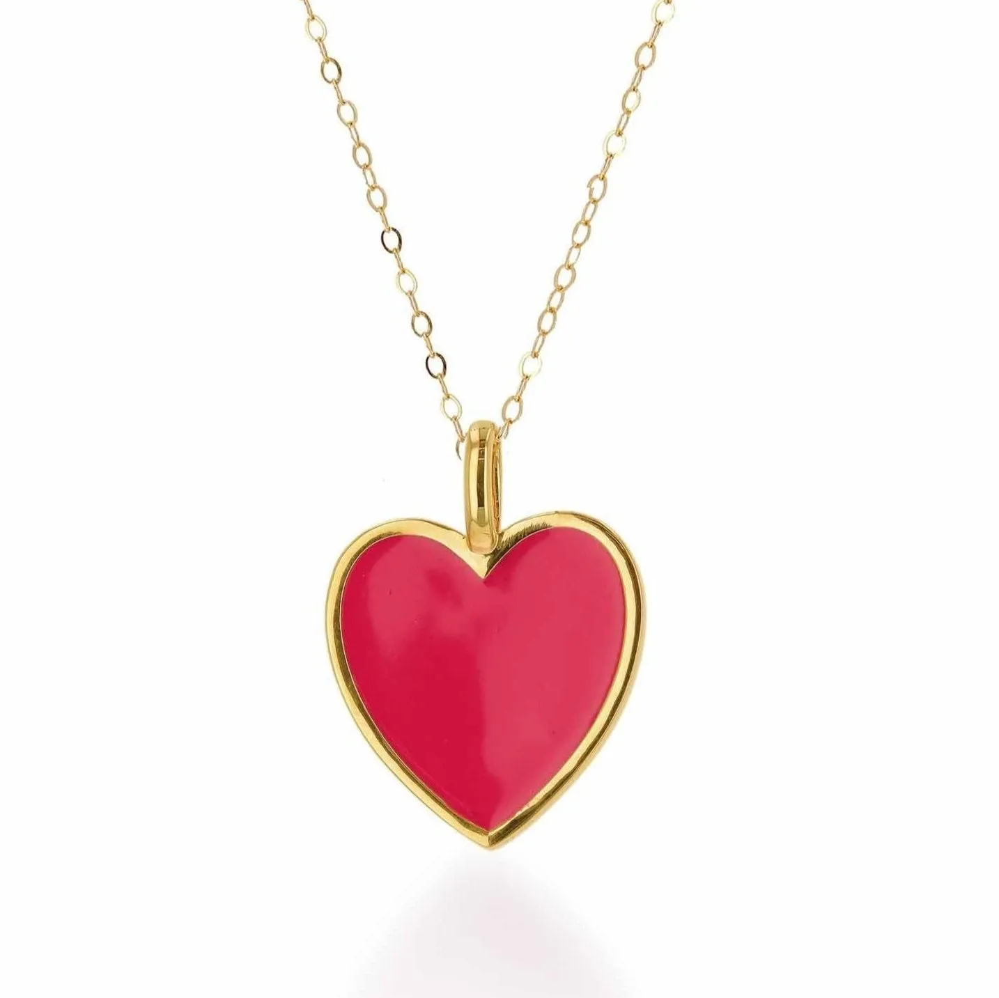 Rachel Reid Large Enamel Heart Charms