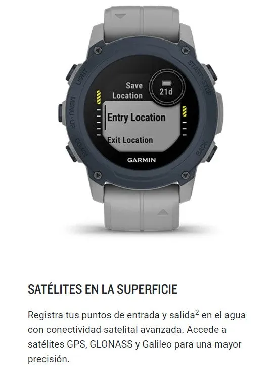 Reloj Inteligente Garmin Descent™ G1 Solar Negro