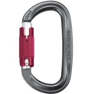 ROCK EMPIRE OPUS AL TWIST LOCK CARABINER -GREY
