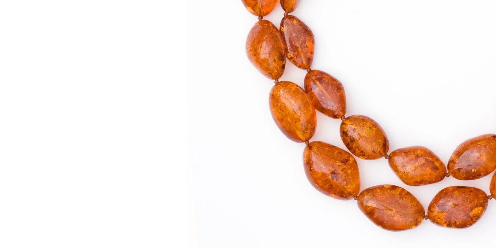 ROPE 31 amber necklace