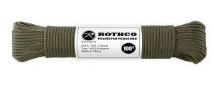 Rothco 550lb Type III Polyester Paracord Various Colours 30M Long
