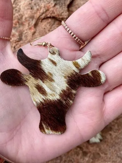 Saddle Up Bull Earrings