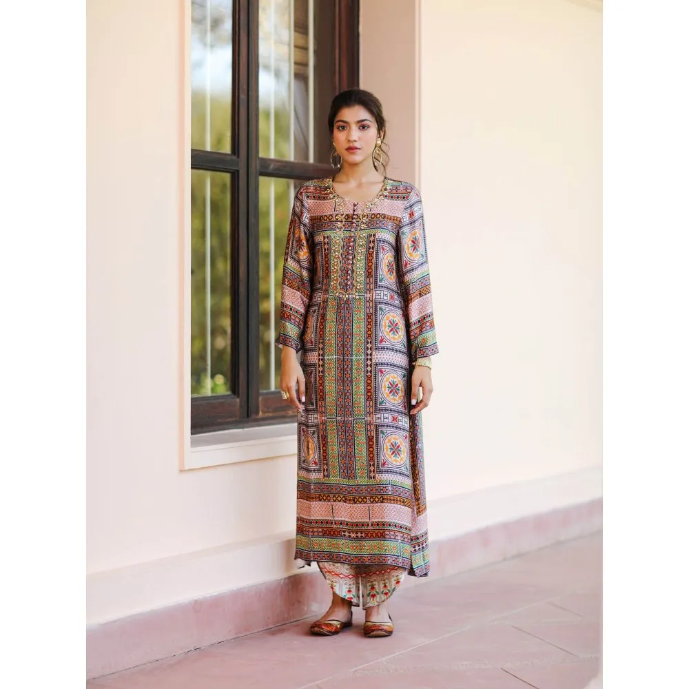 Sage Saga Kumud Green Color Kurta