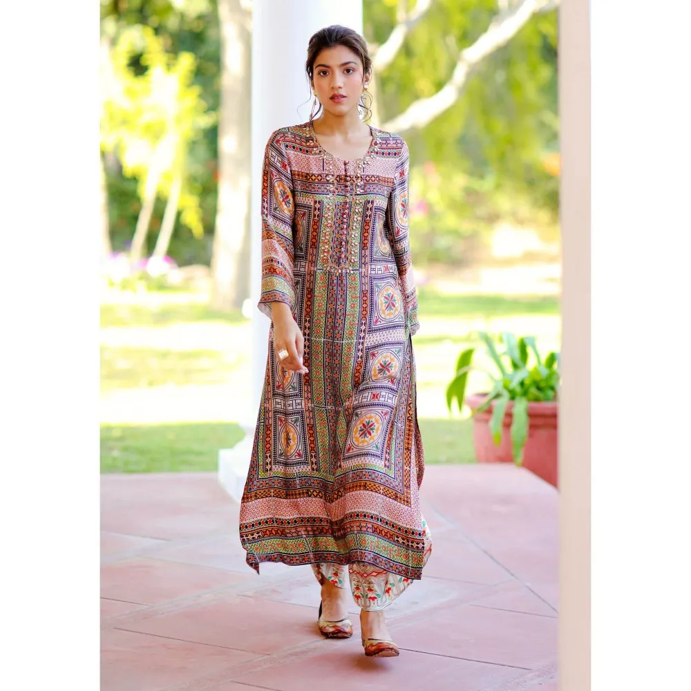 Sage Saga Kumud Green Color Kurta