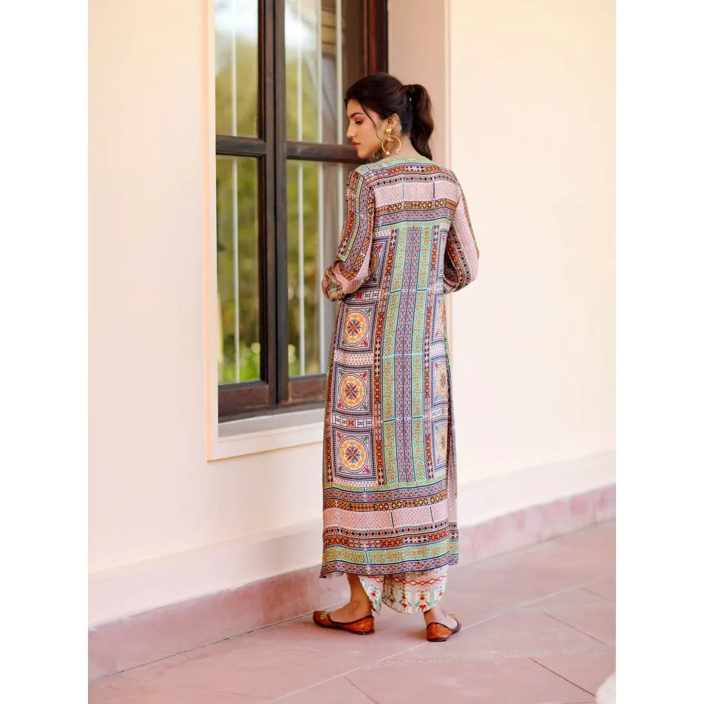 Sage Saga Kumud Green Color Kurta