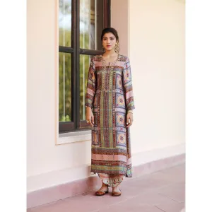 Sage Saga Kumud Green Color Kurta