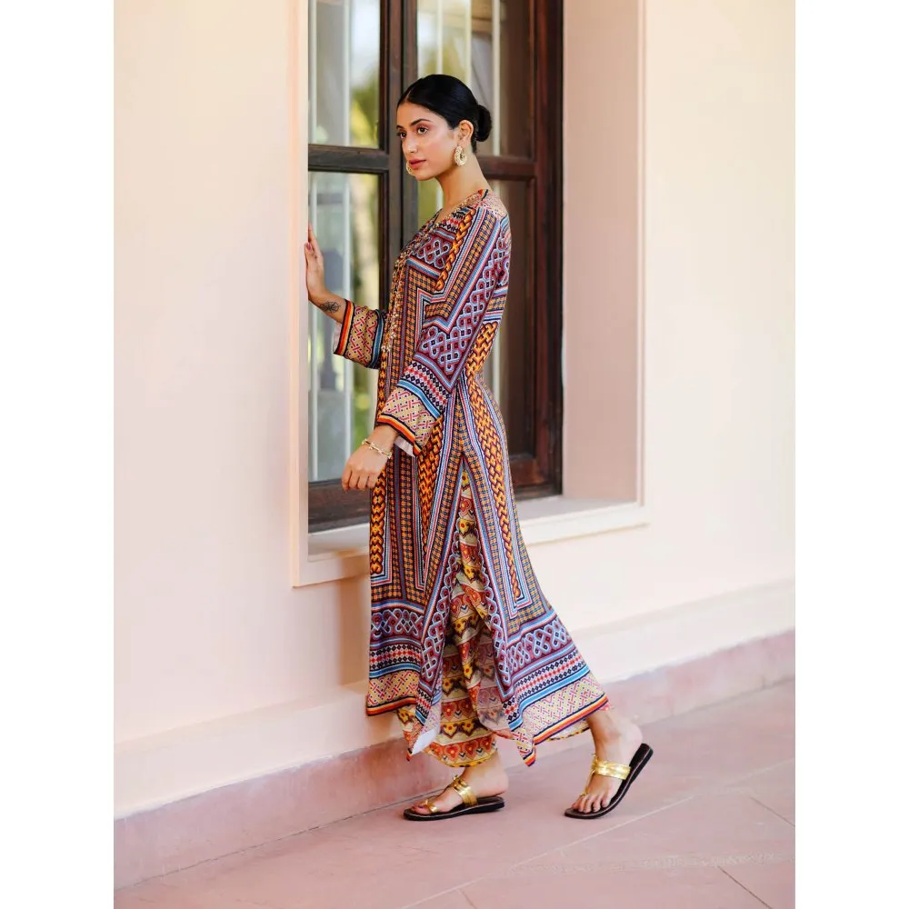 Sage Saga Kumud Yellow Color Kurta
