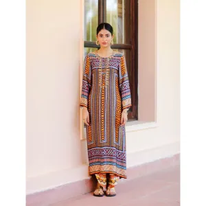 Sage Saga Kumud Yellow Color Kurta