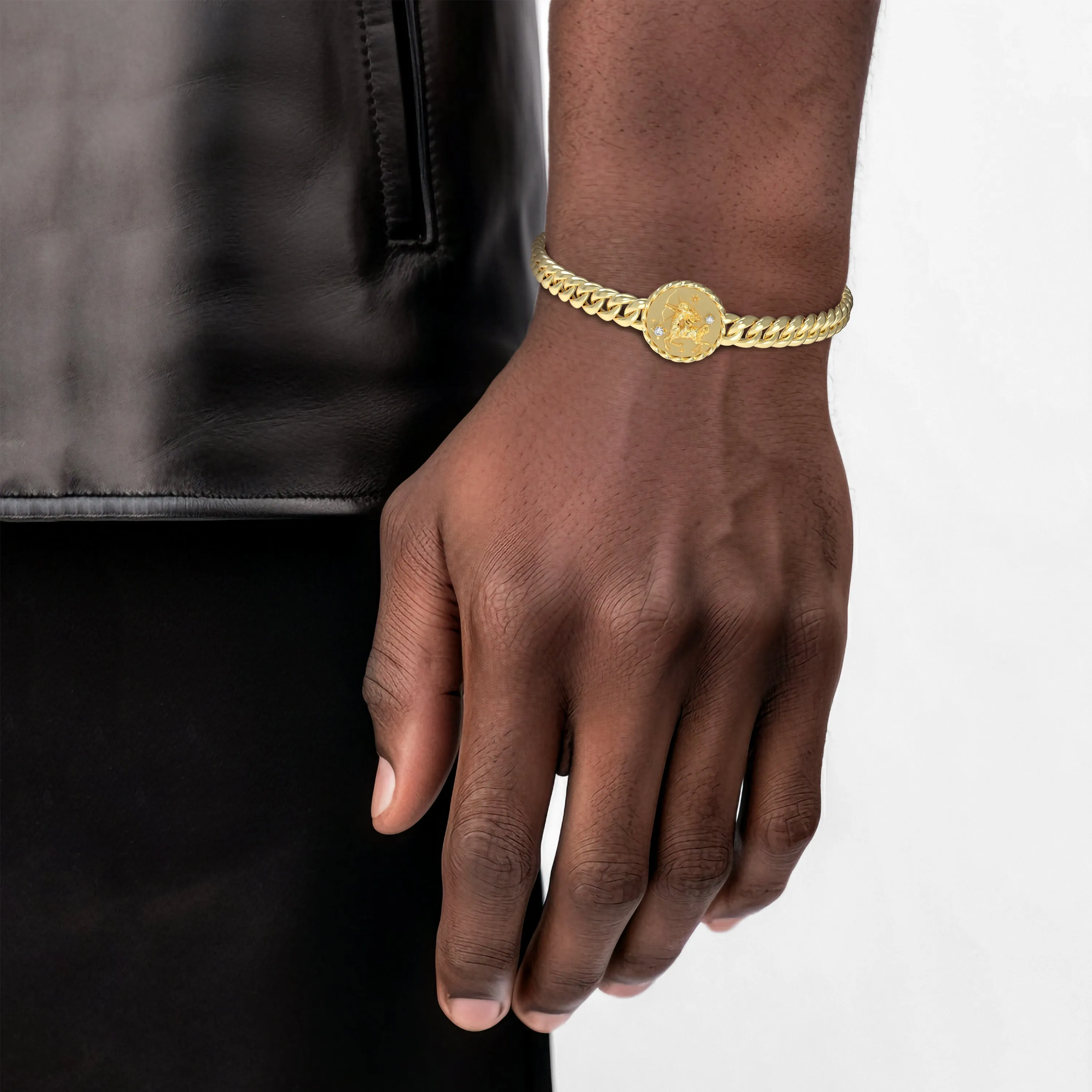 Sagittarius Amulet Cuban Bracelet