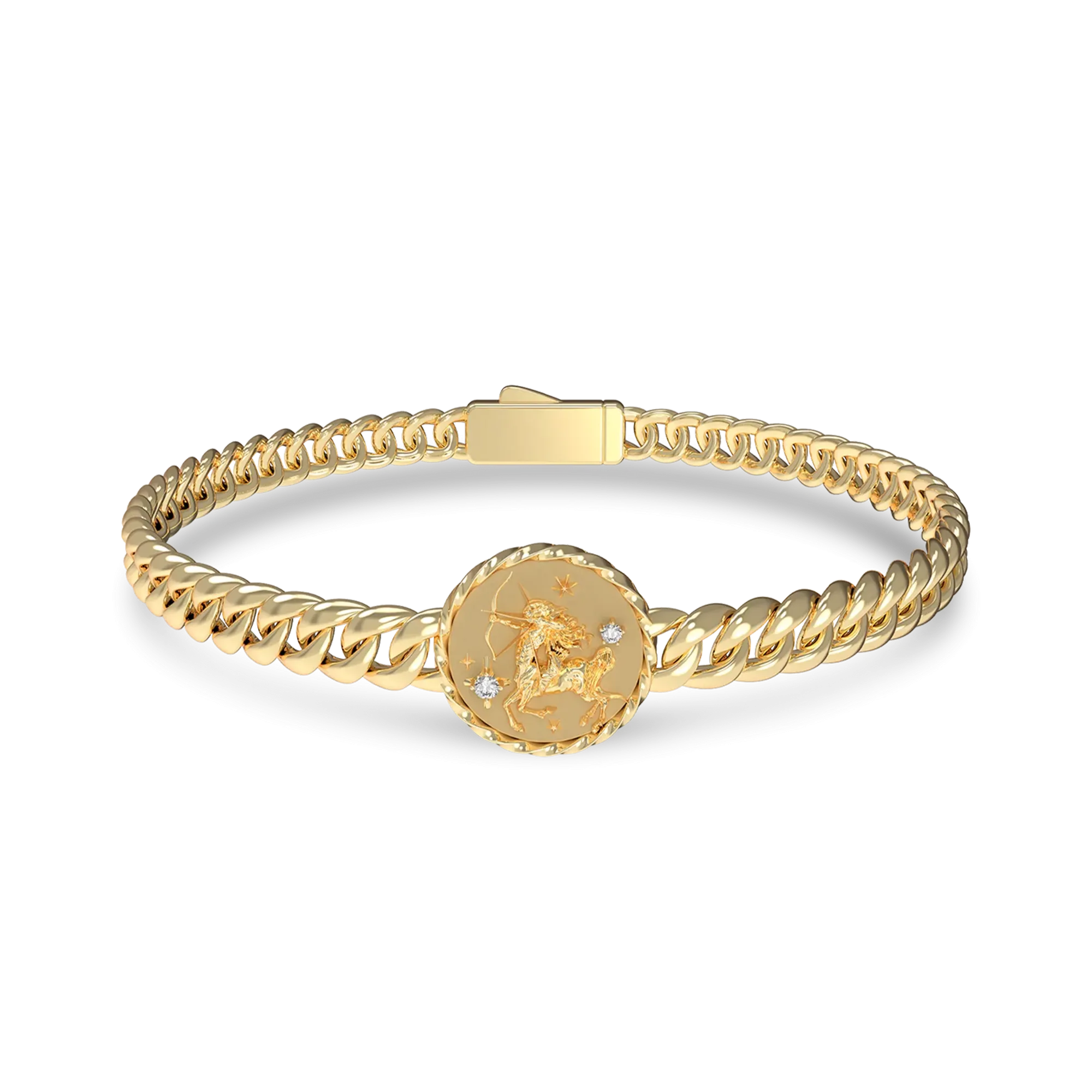 Sagittarius Amulet Cuban Bracelet