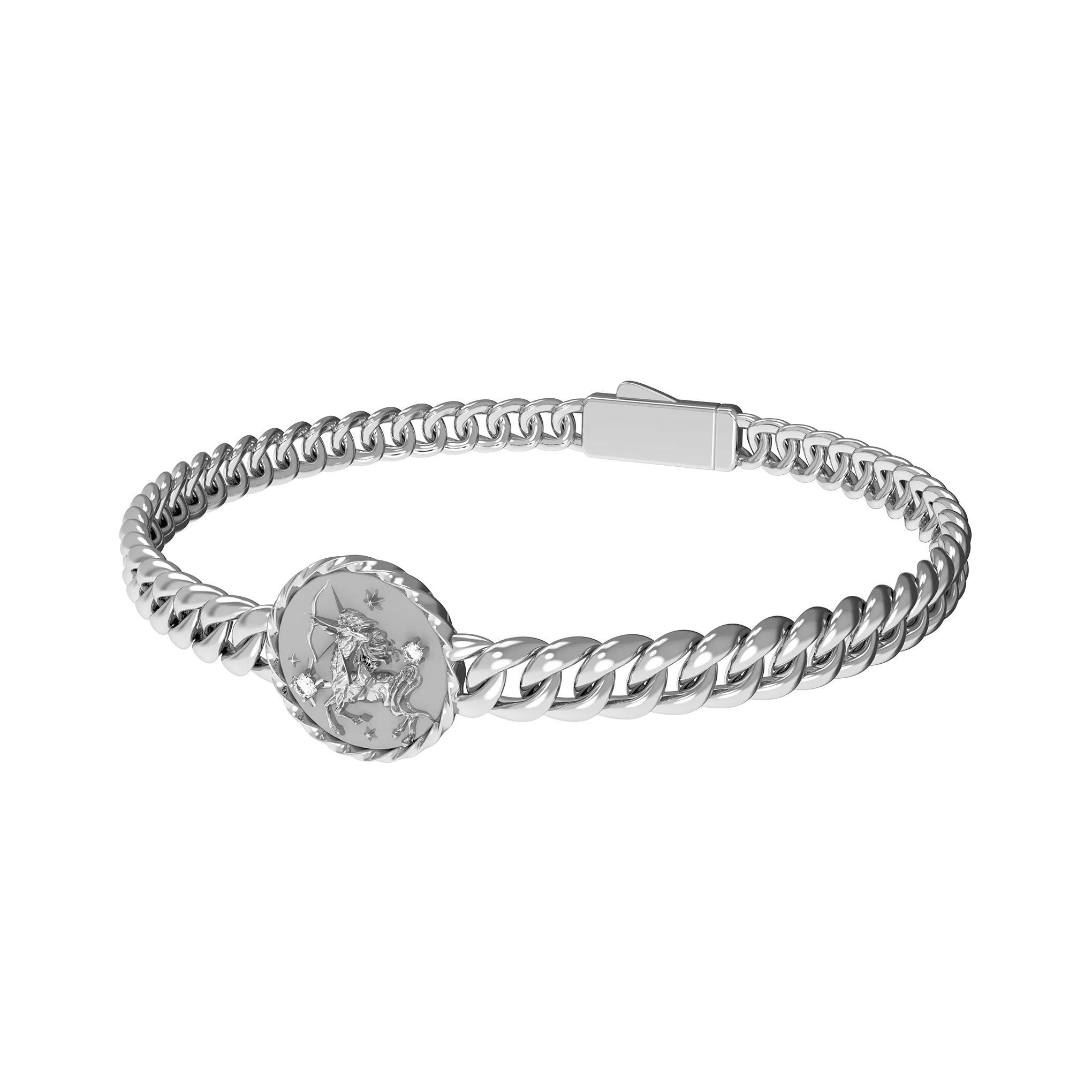 Sagittarius Amulet Cuban Bracelet