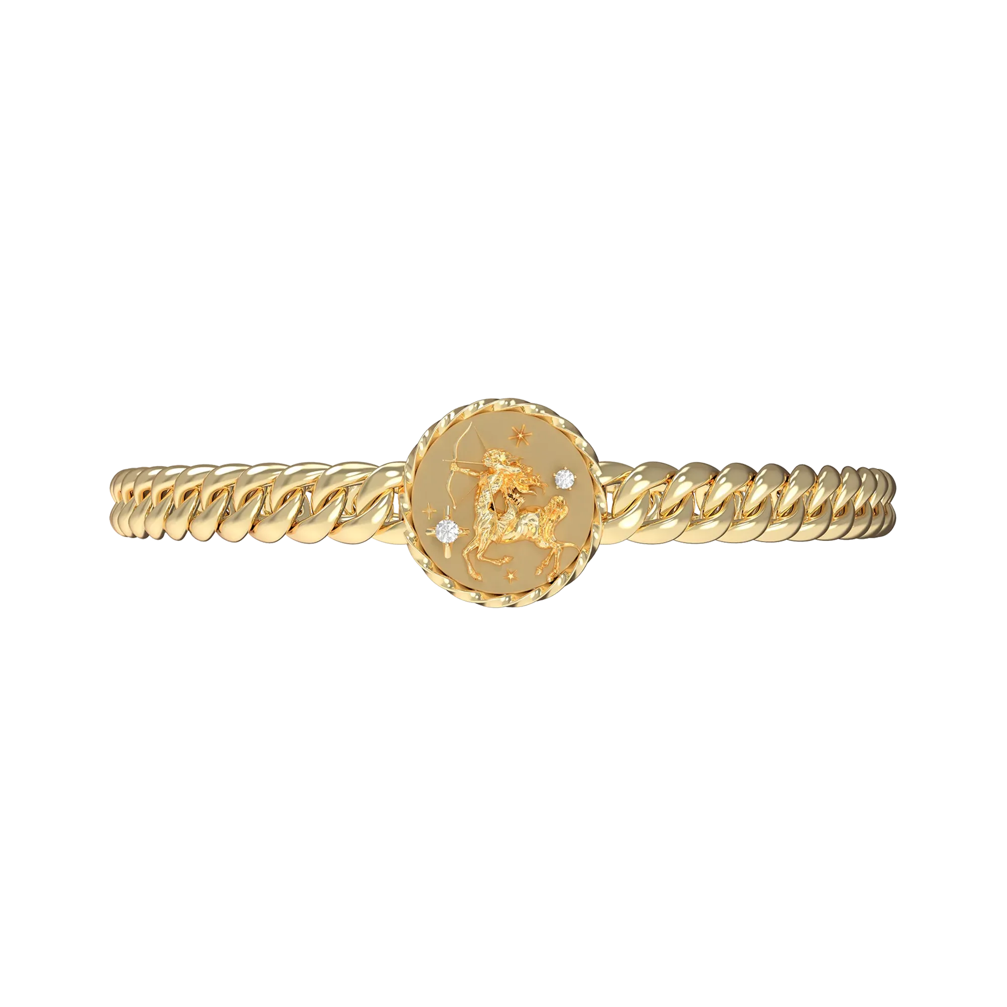 Sagittarius Amulet Cuban Bracelet