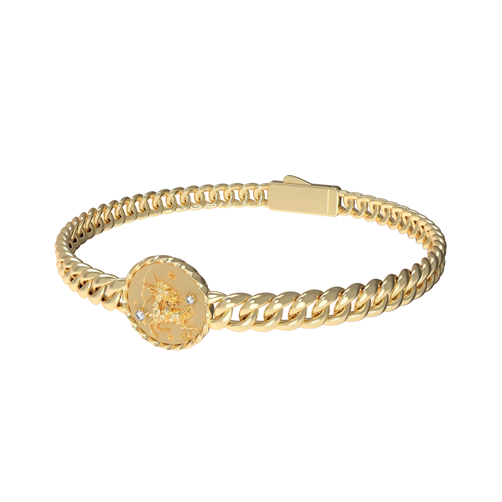 Sagittarius Amulet Cuban Bracelet