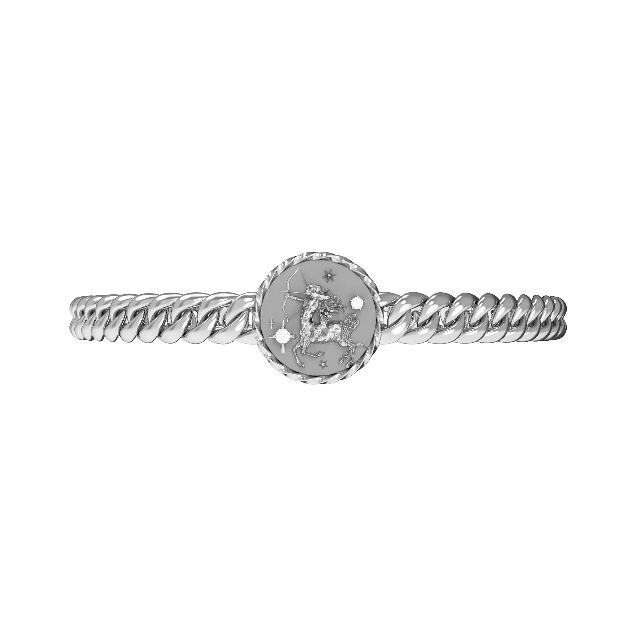 Sagittarius Amulet Cuban Bracelet