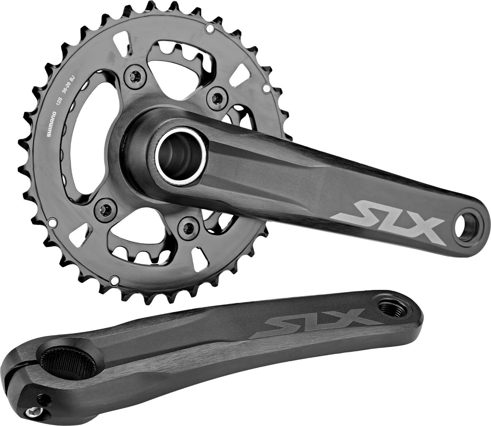 Shimano SLX FC-M7120 36T / 26T Double 12 Speed MTB Chainset - 165mm Crank Arm
