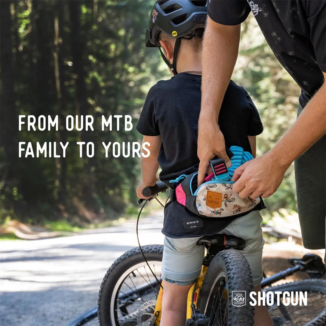 Shotgun Mountain Bike Tow Rope with Hip Pack