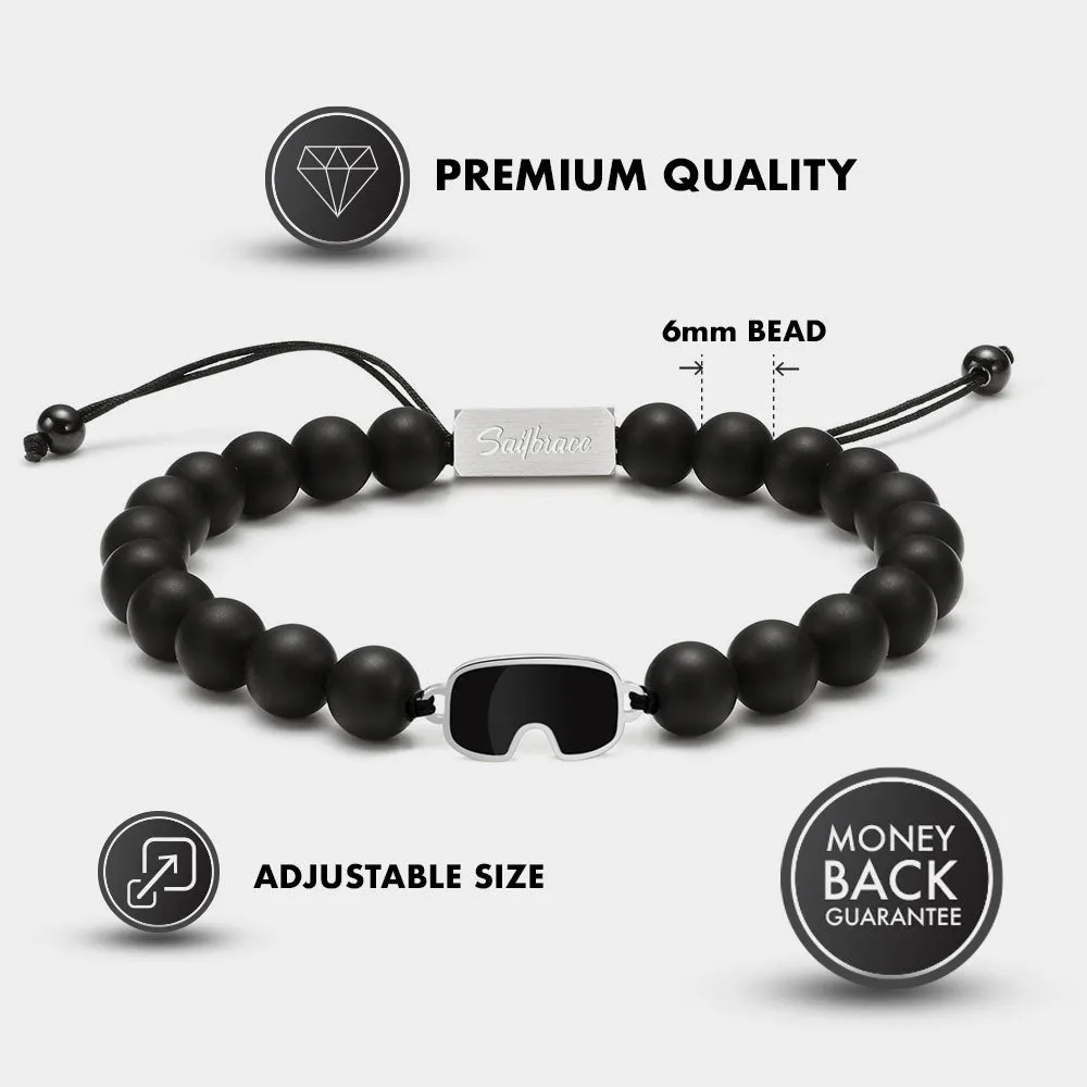 Shred Snow Beaded Bracelet