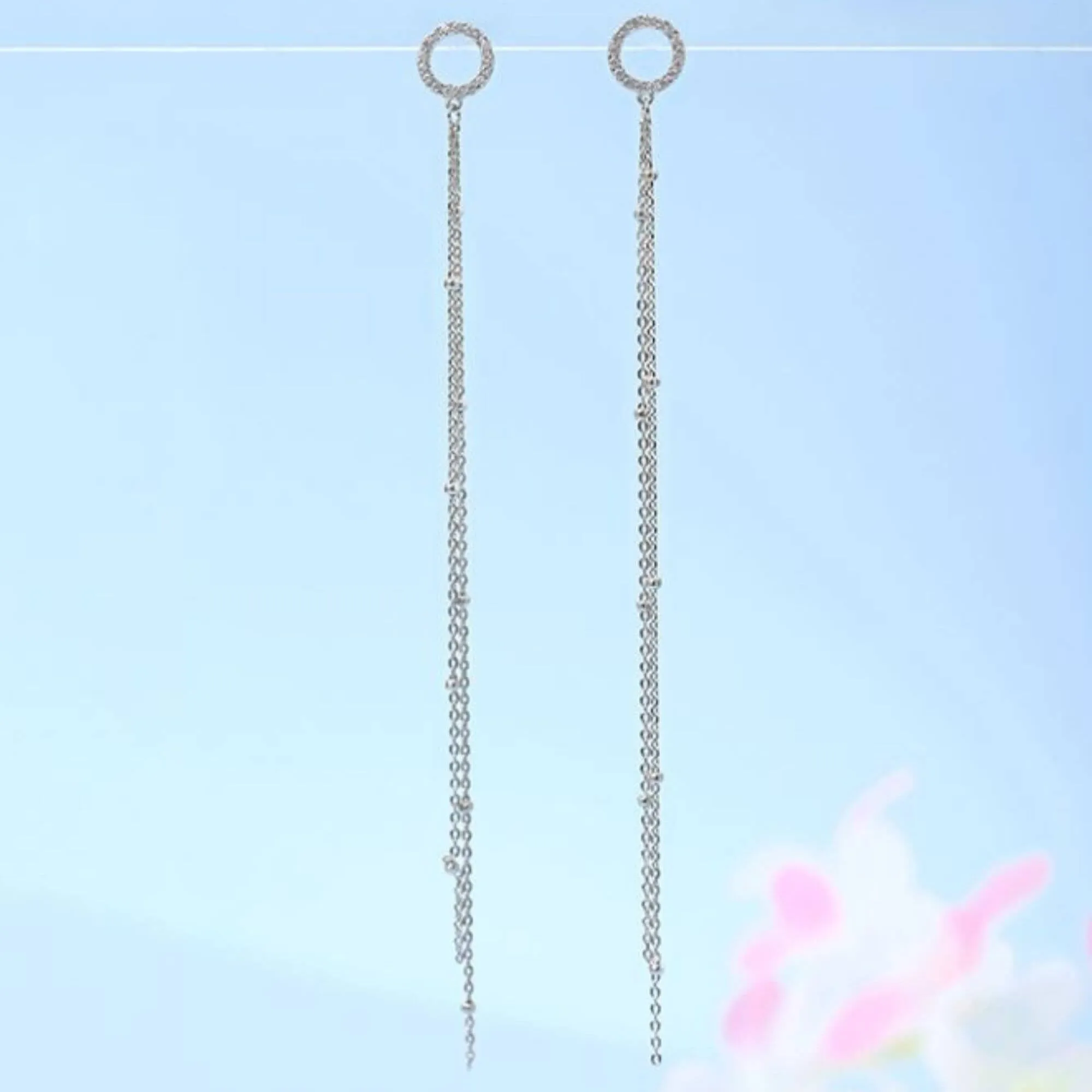 Silver Earrings "Amusement"