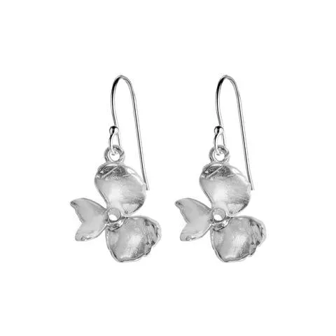 Silver Shoalfinder Propeller Earrings