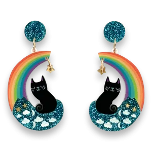 Skybound whiskers 🌈 - earrings - Set of 2