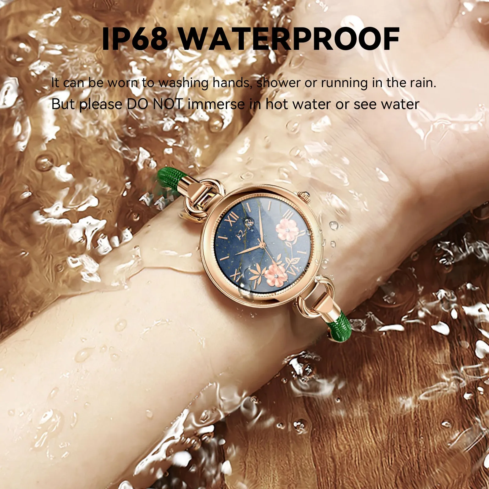 Smart Watch for Women Bracelet Smartwatch Sports Digital Watch Fitness Tracker with Heart Rate Monitor Sleep Tracker Casual Fashion Wristwatch Touch Screen Compatible iphone Android Phones