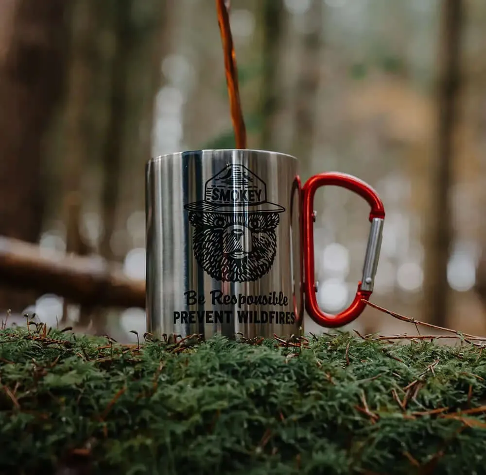 Smokey Bear Carabiner Mug